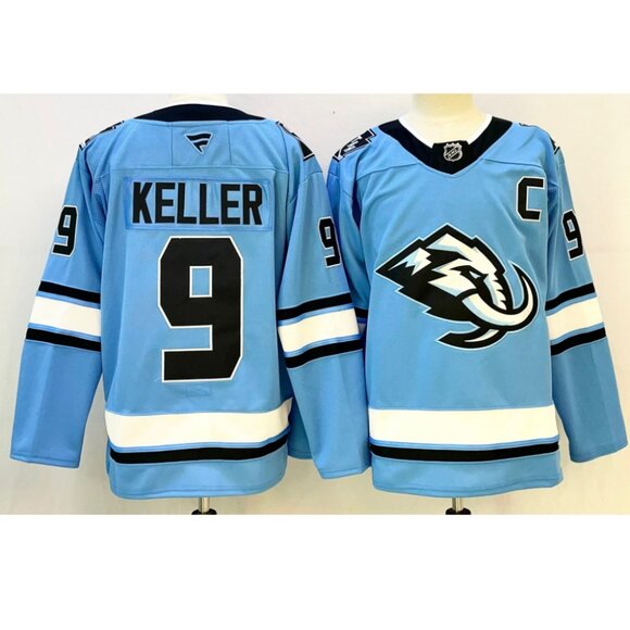 Mens Clayton Keller Blue Stitched Jersey